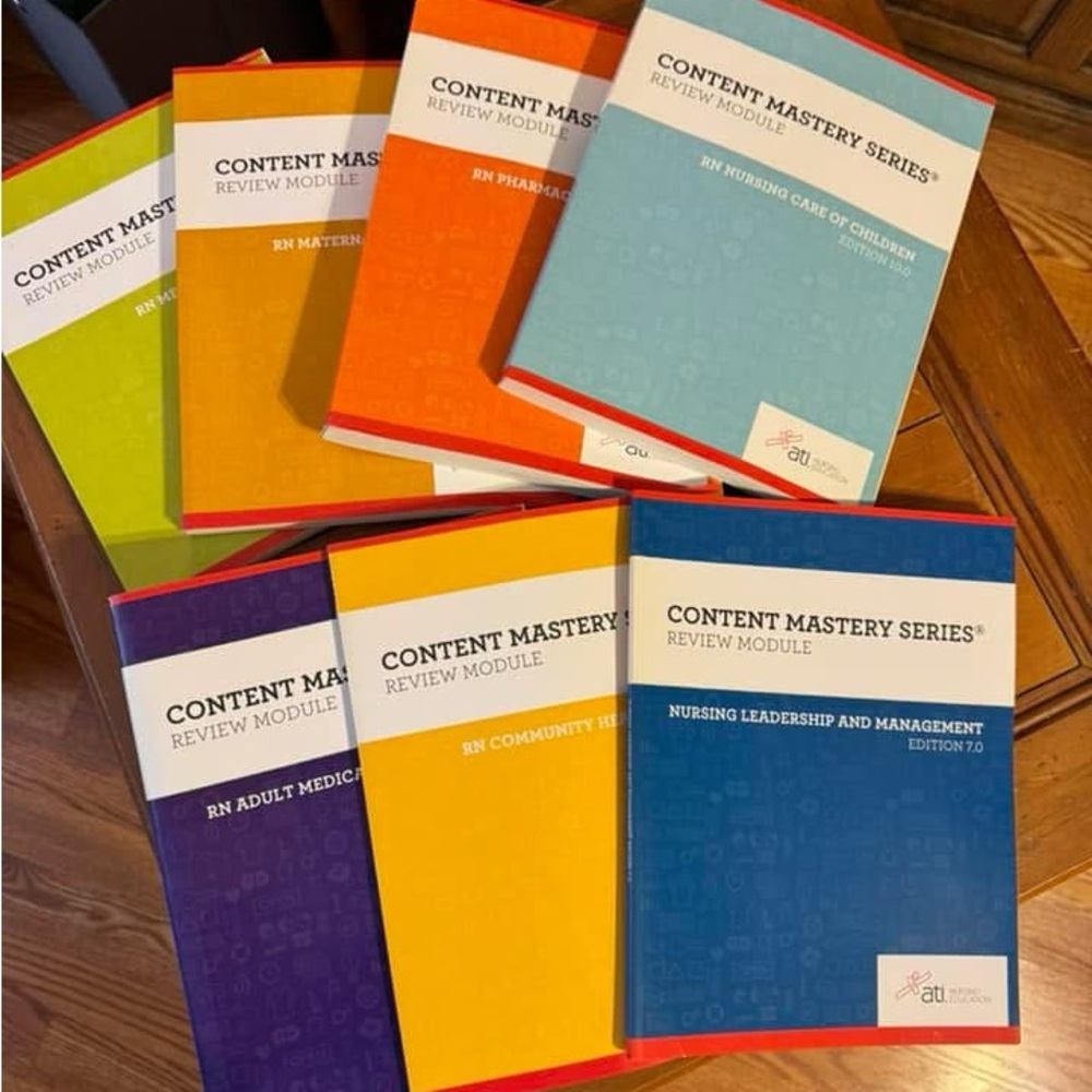 Content Mastery Series Review Modules - Multi-Color Nursing Study Set